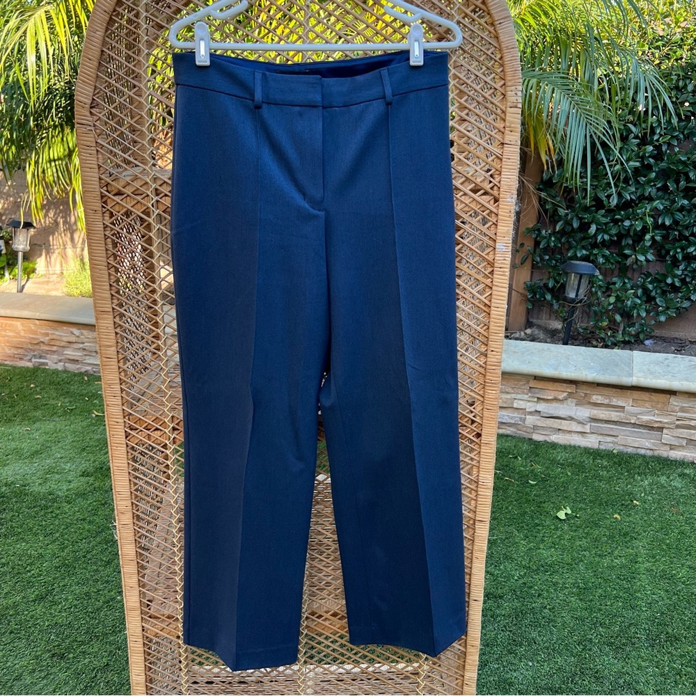 Express Cropped Straight High Rise Pants